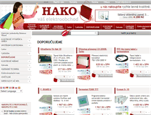 Tablet Screenshot of hako.cz