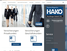 Tablet Screenshot of hako.co.at