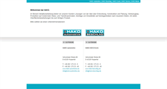 Desktop Screenshot of hako.de